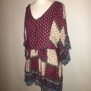 Boho mini dress